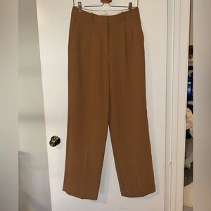 Aritzia Effortless Pants in Camel Brown
